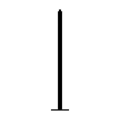 Mât cylindrique en acier avec diamètre 89mm Mât cylindrique en acier avec diamètre 89mm