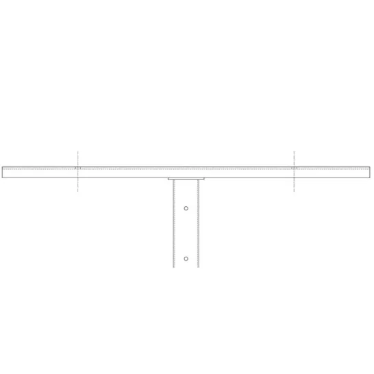 Traverse top de mât diamètre 60mm