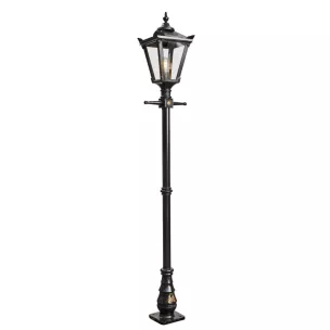 Lampadaire en fonte victorien traditionnel 2,3 m (Harte H007)