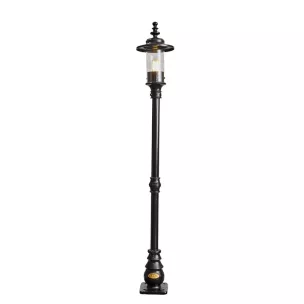 Lampadaire de jardin en fonte style géorgien 1,39 m (Harte H404)
