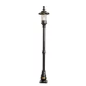 Lampadaire de jardin en fonte style géorgien 1,39 m (Harte H404)