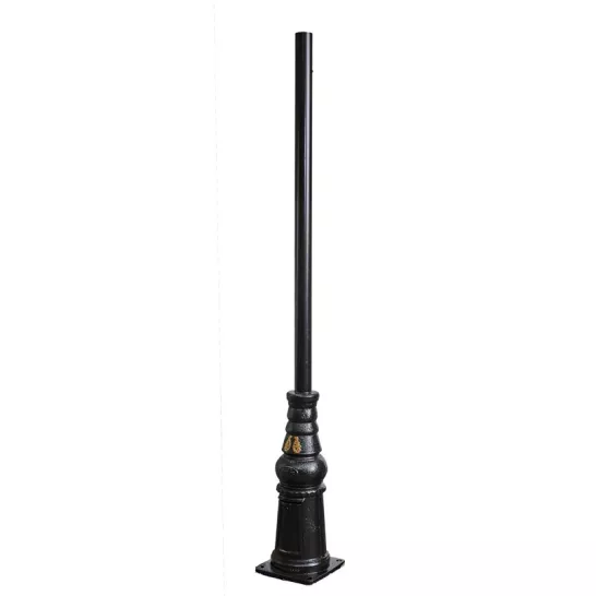 Poteau de lampadaire en fonte traditionnel 2,36 m (Harte LC012)