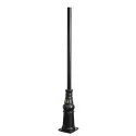 Poteau de lampadaire en fonte traditionnel 2,36 m (Harte LC012)