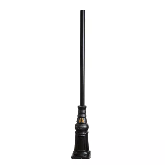 Poteau de lampadaire en fonte traditionnel 2,36 m (Harte LC012)