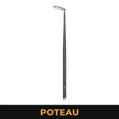 Poteau d’éclairage à enfouir  en composite