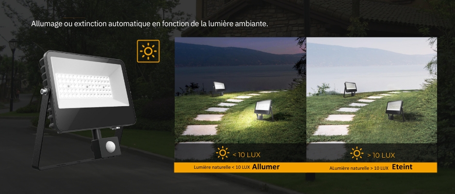 détection de la lumière du jour