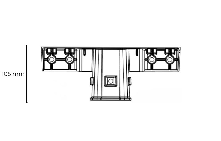 hauteur de la fixation