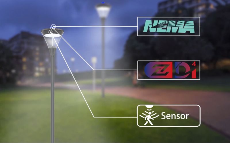 option de gestion pour le controle des luminaires